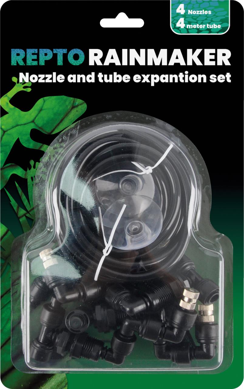 Extension set nozzles and hose