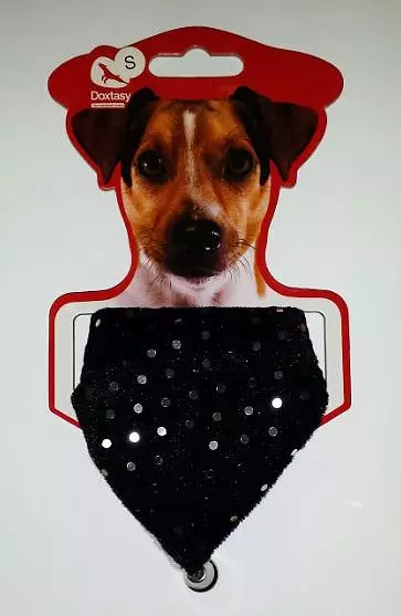 S Doxtasy Bandana Black/Silver Hunde