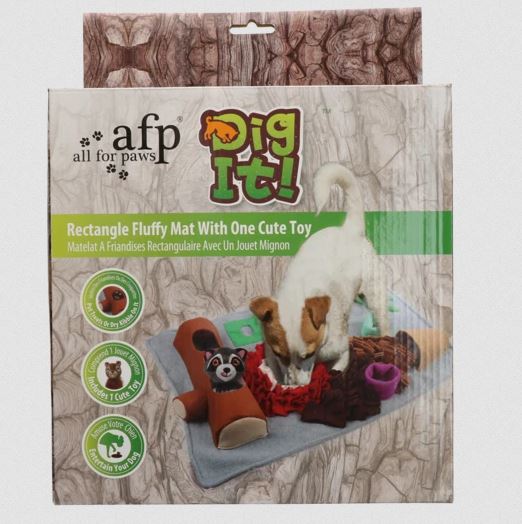 AFP Dig it - Rectangle Fluffy mat mit einem Spielzeug