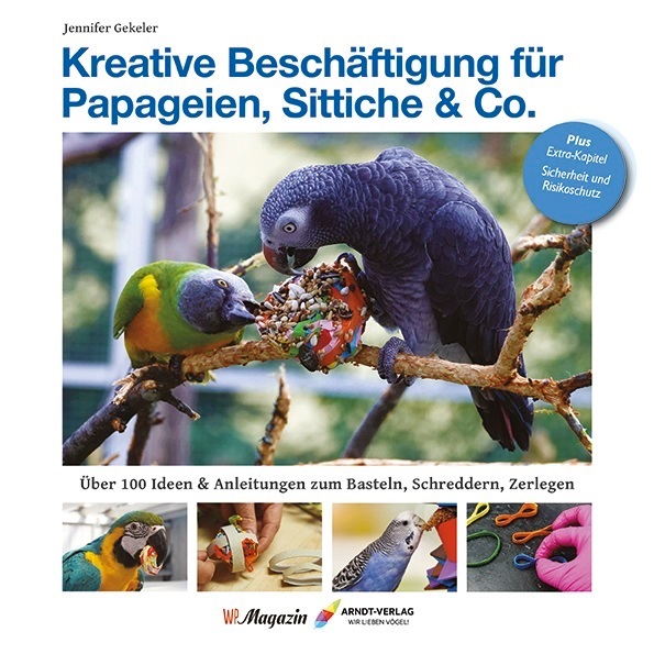 Kreative Beschäftigung für Papageien, Sittiche und Co.