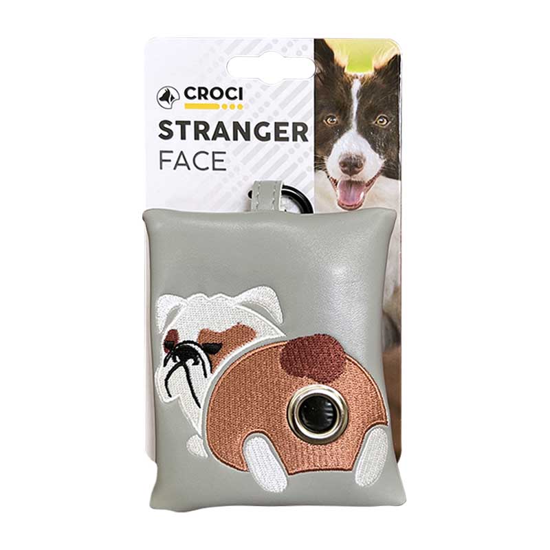 Poopbeutelspender Stranger Face Bulldog