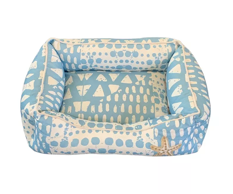 Summer bed with starfish