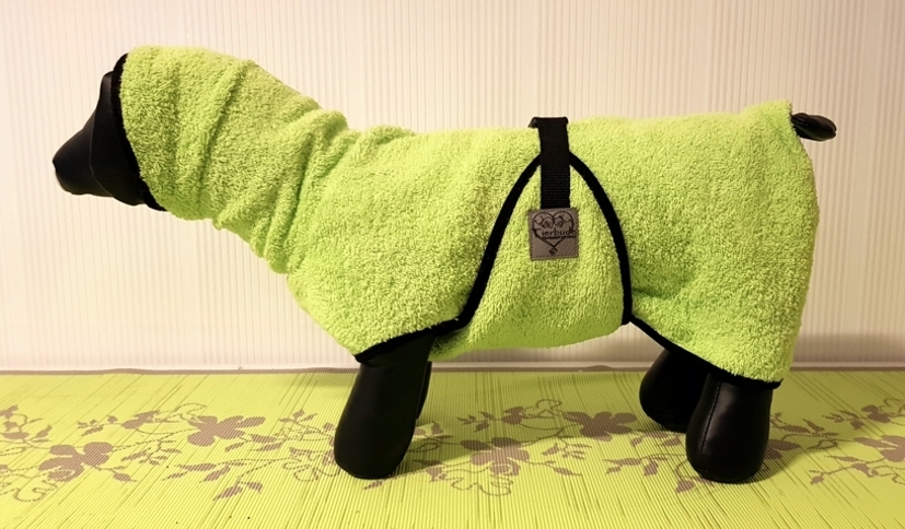 Bathrobe for dogs in three colors