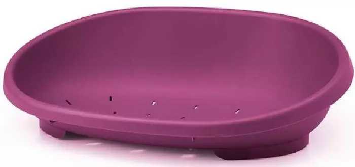 Plastikkorb bordeaux