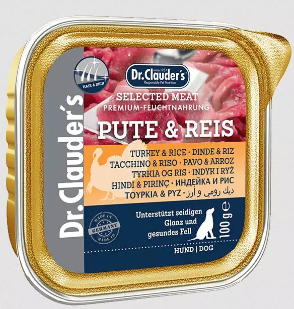 Dr. Clauders Selected Meat - Pute&Reis