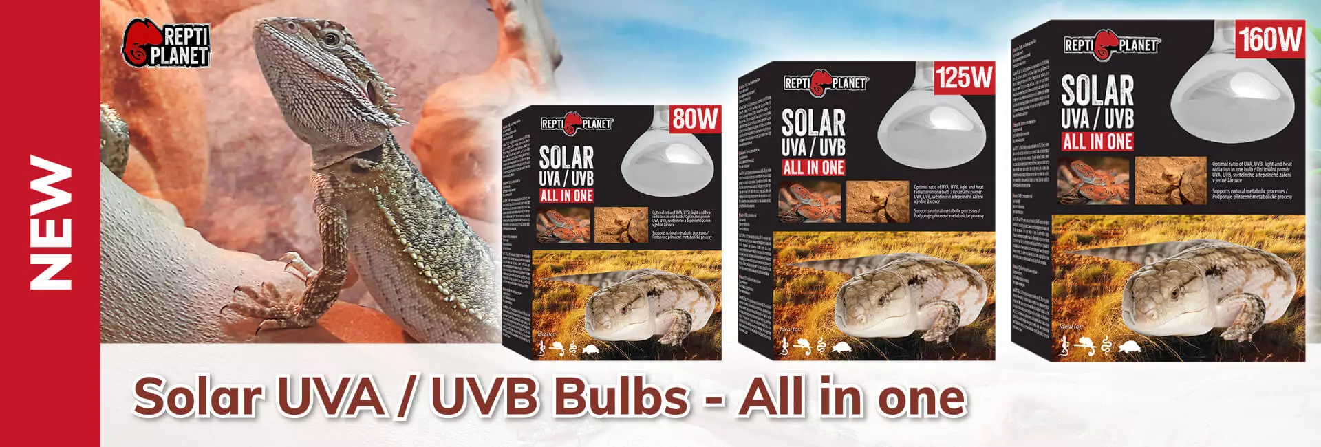 Repti Planet Solar UVA / UVB Bulbs - All in one