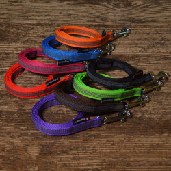 Rubberized leash with loop