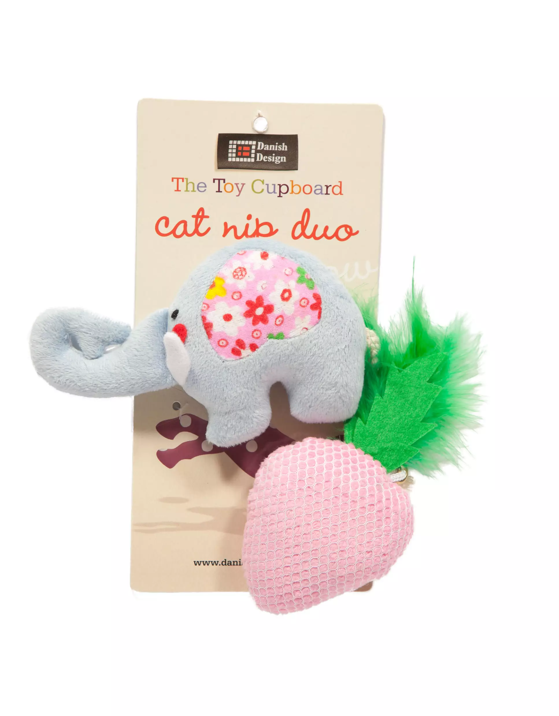 Danish Design Nelly and Strawberry Catnip Duo
