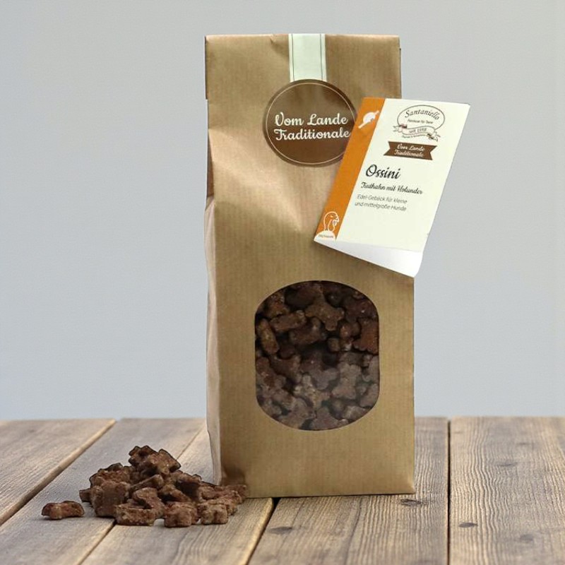 Ossini Leckerli - Truthahn mit Holunder 250g