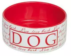 Nobby Keramiknapf Live Love Bark 