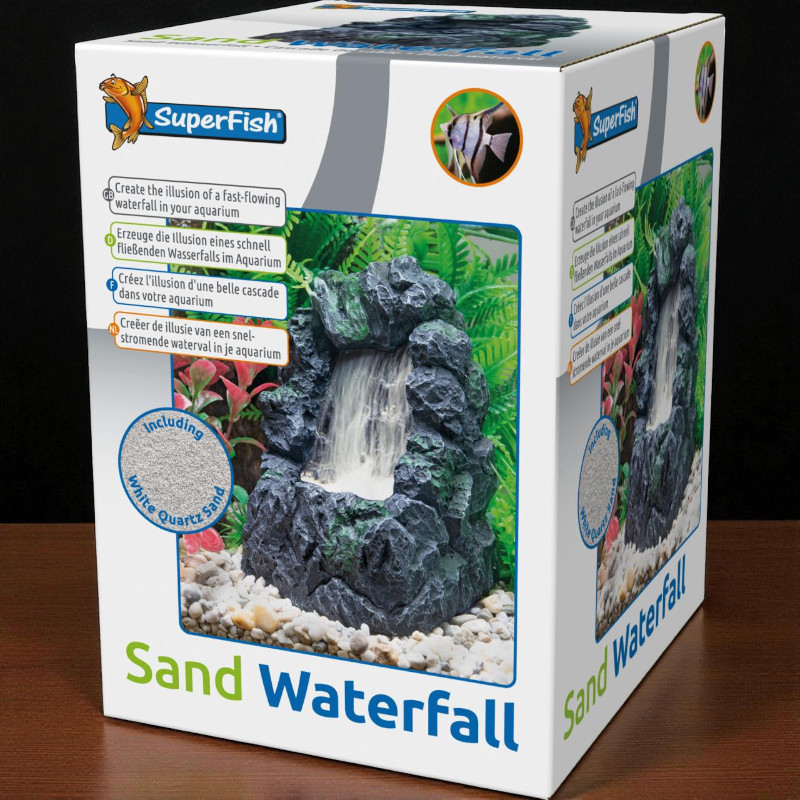 Decorative sand waterfall set