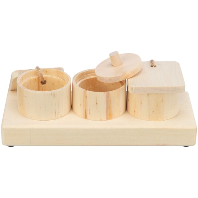 Wood Snack Cups