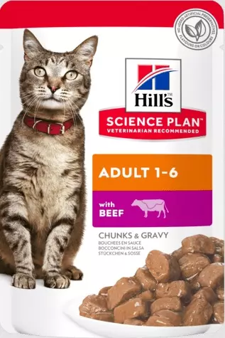 Hill's Nassfutter für Katzen Adult Rind 