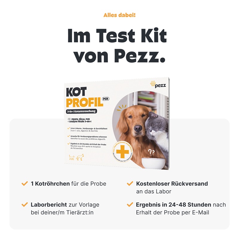Kotprofil für Hunde und Katzen