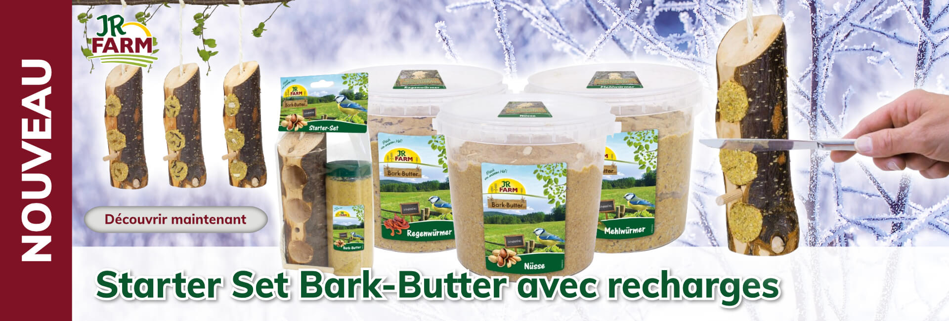 JR Farm Starter Set Bark-Butter avec recharges