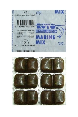 Ruto Marine-Mix Blister 100g - Artemia, Lobster, rotes Plankton, Fisch- u. Muschelfleisch gehackt