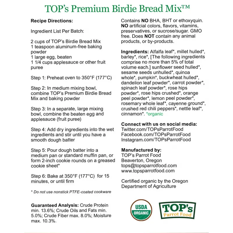 Birdie Bread Mix - Blueberry Burst Birdie Bread Mix - Blueberry Burst