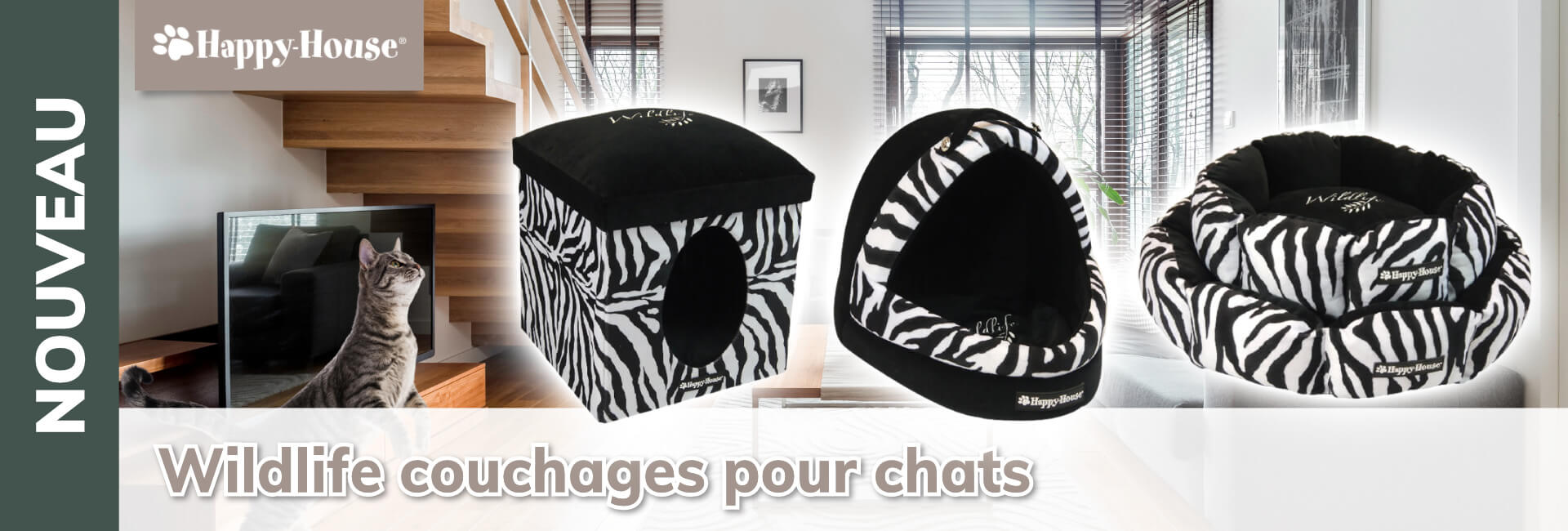 Happy-House Wildlife couchages pour chats