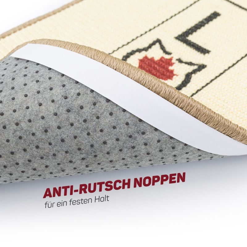 Scratching rug for the wall - beige