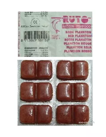 Ruto Plankton rot Blister 100g