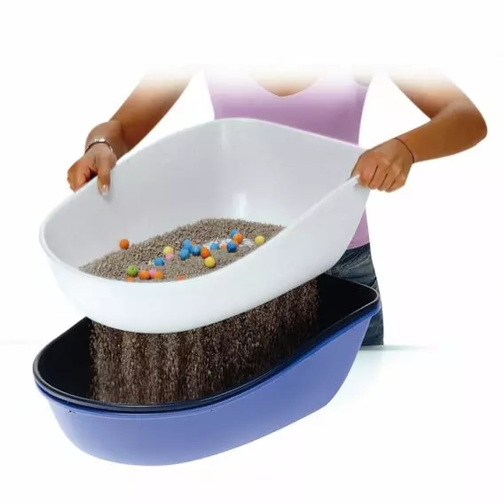 Trixie Katzentoilette Berto, 3tlg., mit Trennsystem