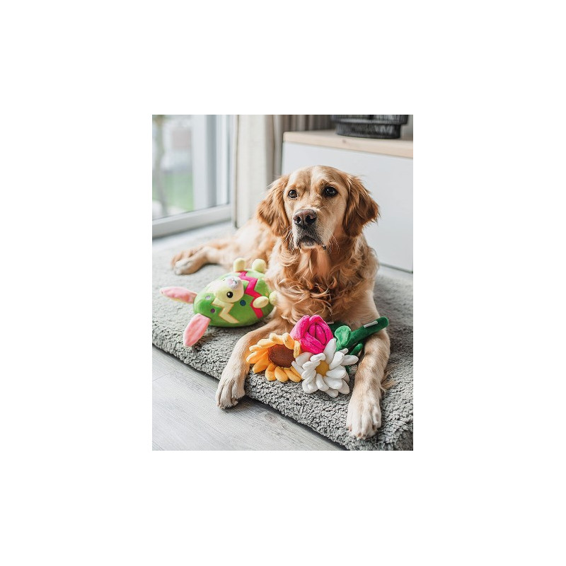 Hundespielzeug Plüsch-Blume Margrite weiss Hundespielzeug Plüsch-Blume Margrite weiss