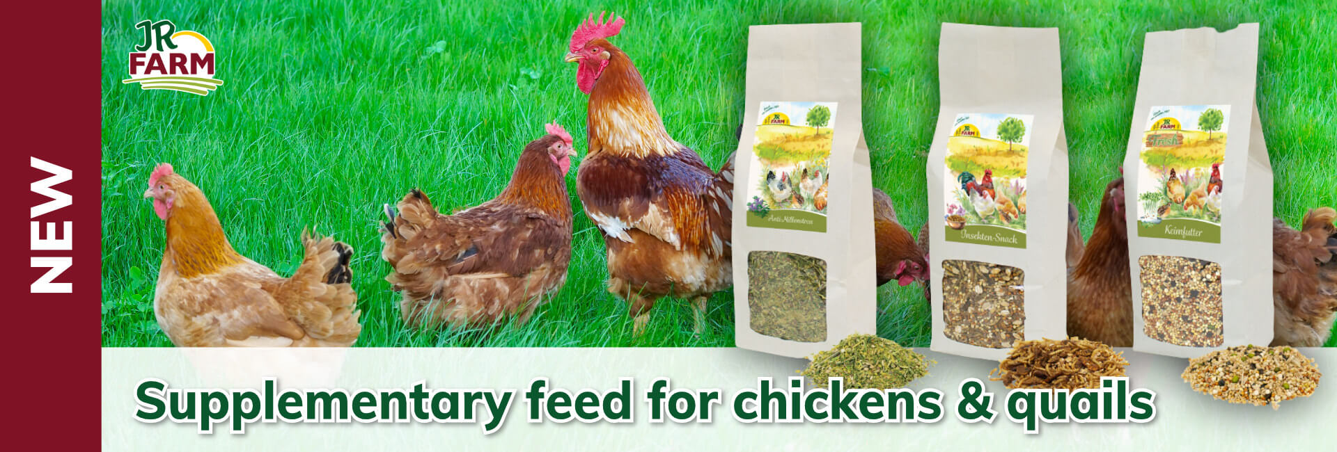 JR Farm Supplementary feed for chickens & quails