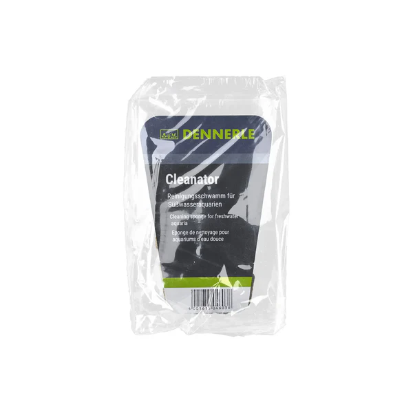 Packaged Dennerle Cleantor aquarium cleaner with product information on the front.