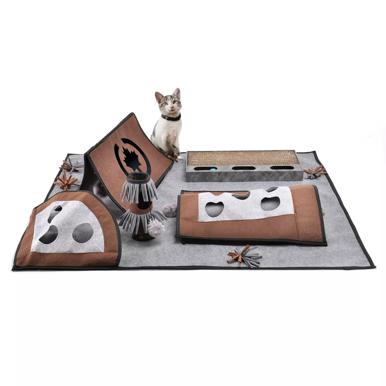 Spielteppich  XXL Activity für Katzen