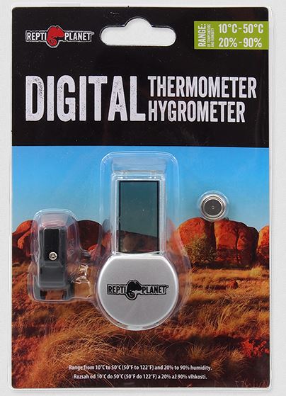 Thermometer and hygrometer, digital