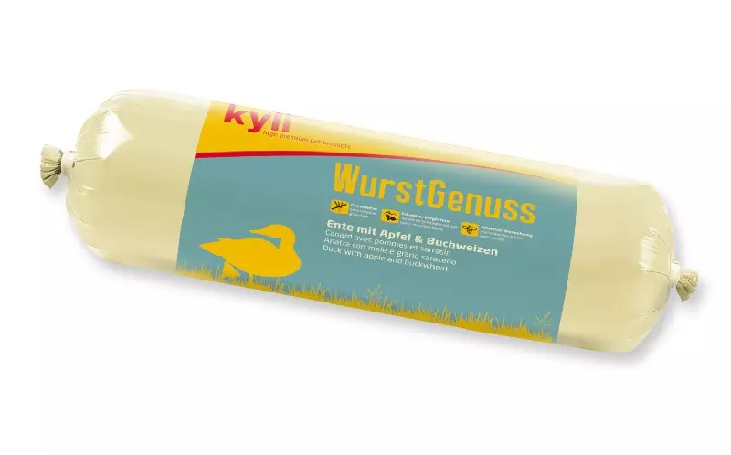 Kyli WurstGenuss Ente mit Apfel & Buchweizen 200g