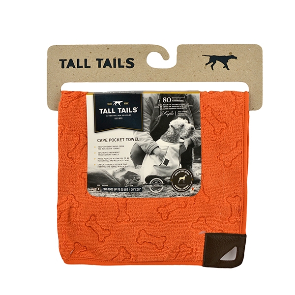 Hunde Handtuch orange Pet Cape Towel
