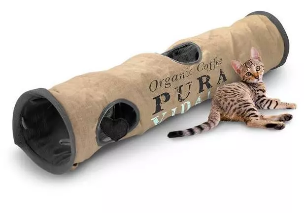 tunnel-raschel-braun Katzenspieltunnel aus Jute