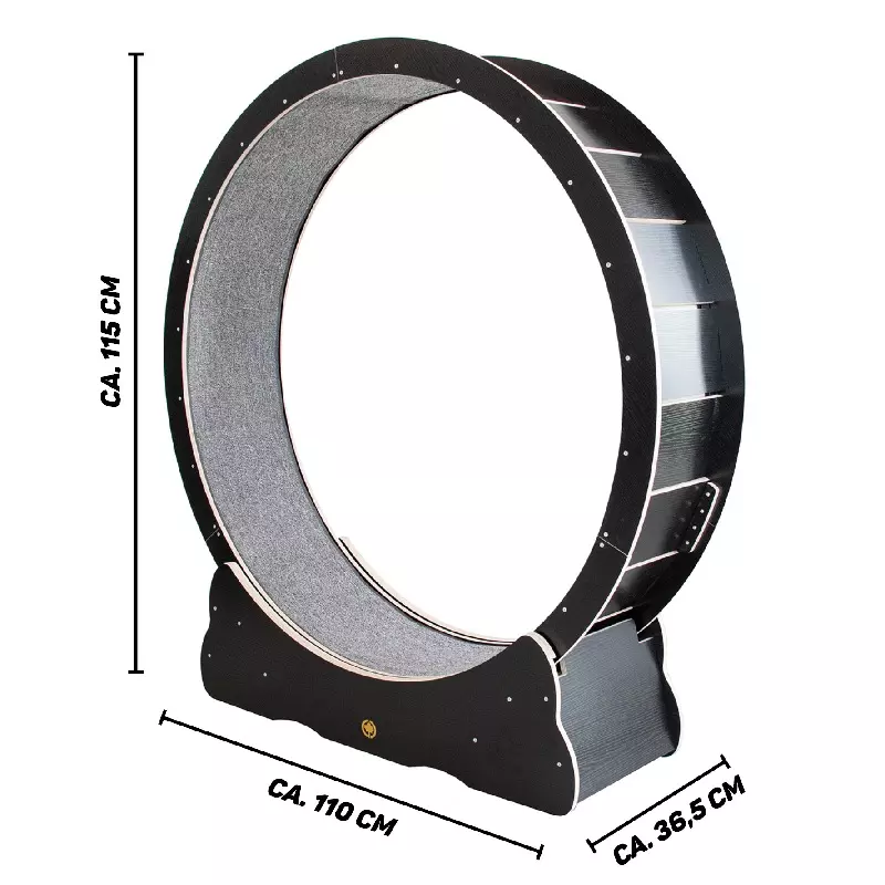Roue d'exercice pour chats - kit L - Ø 1m Roue d'exercice pour chats - kit L - Ø 1m