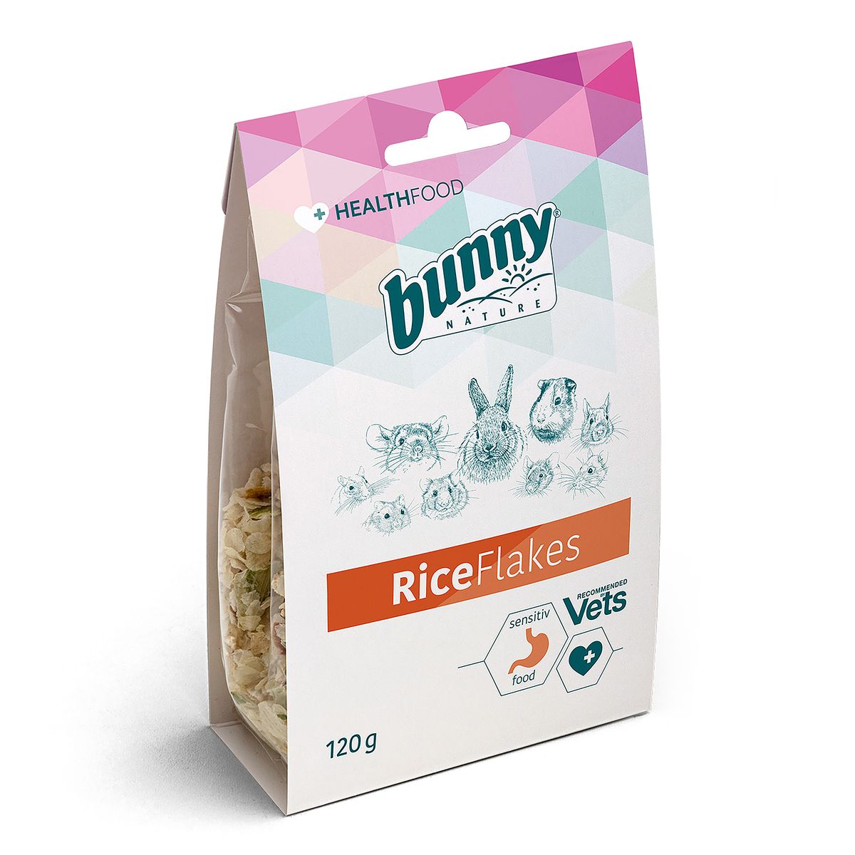 Bunny Nahrungsergänzungsmittel Rice flakes 120g 