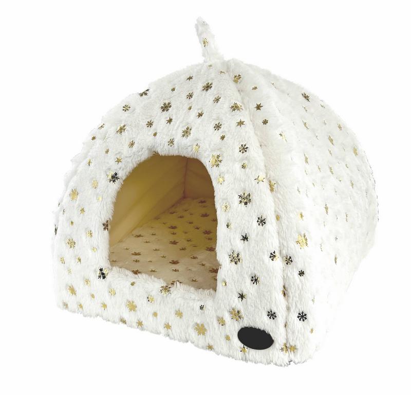 Grotte de Noël - Snowflake cream withe