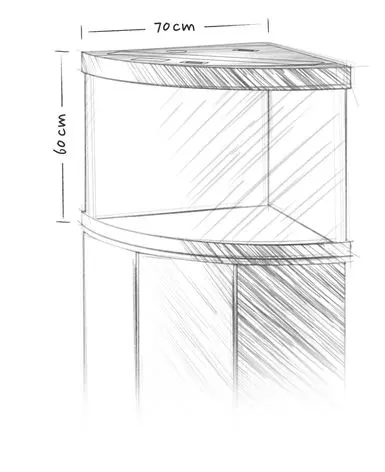 juwel-trigon-skizze-190 Juwel Trigon Aquarium 190