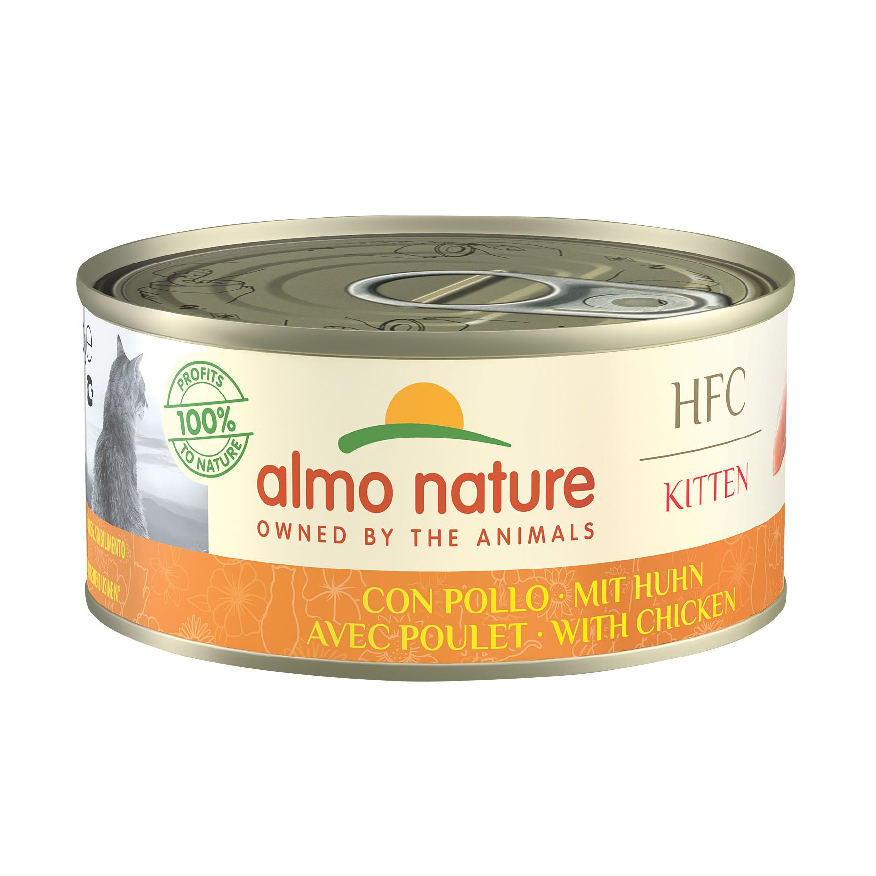 Almo Nature HFC Natural Kitten Huhn, 24x150 g