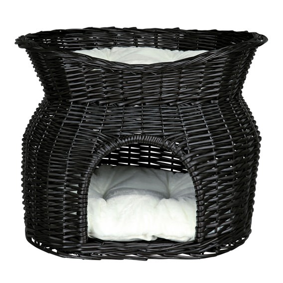 Basket Cave with Bed on Top black