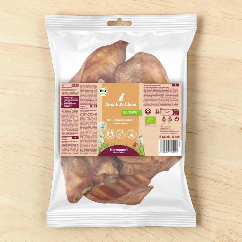 Herrmann’s Chew Bio-Schweineohren
