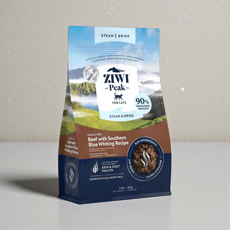 ZIWI - Trockenfutter - Steam & Dried - Rind & Fisch