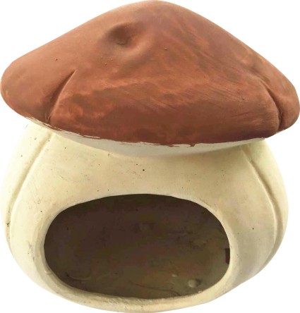 Elamto terracotta clay mushroom 17 x 15 cm