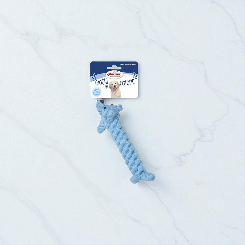 Record Cotton Friend Hund Blau 22 cm