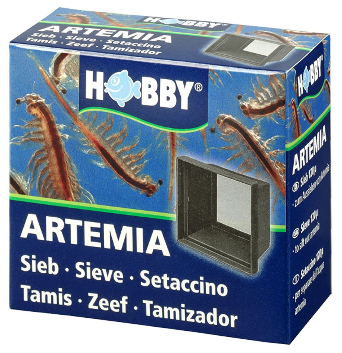 Artemia-Sieb