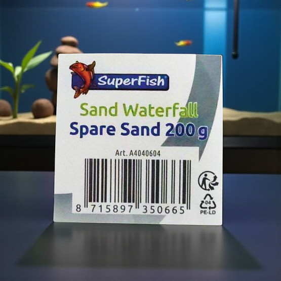 Replacement sand for the waterfall