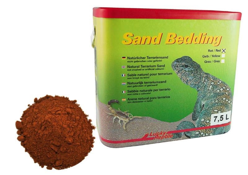 Sand Bedding Rot mit Lehmanteil 7.5 Liter