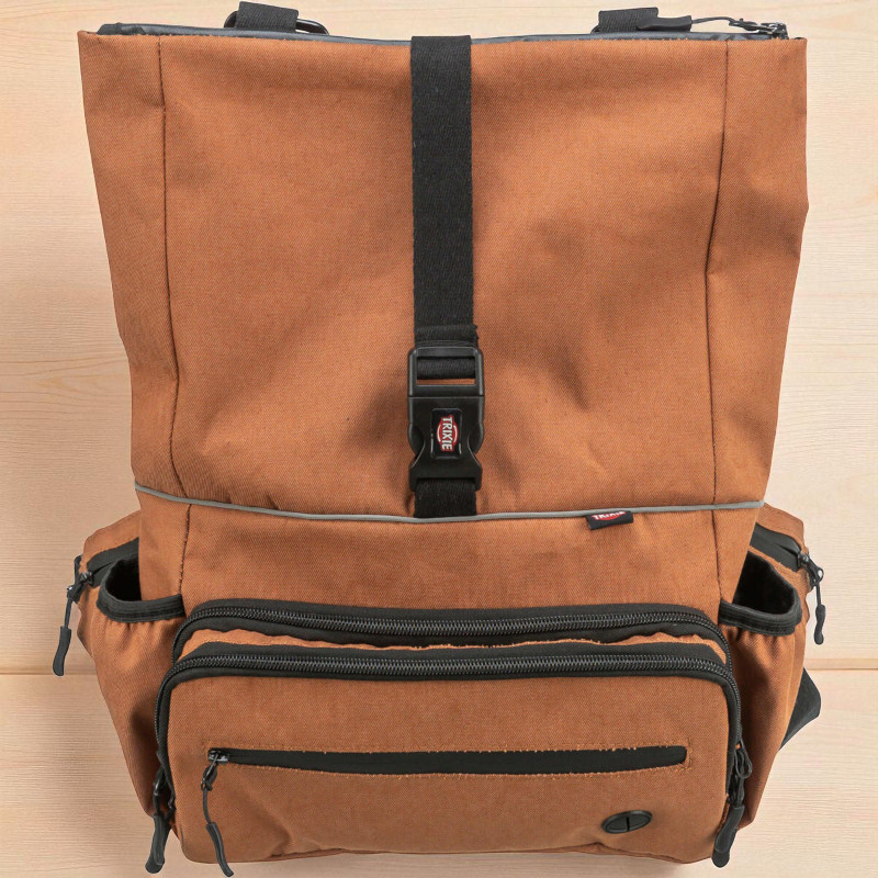 Rolltop Hüfttasche, rost Gurt