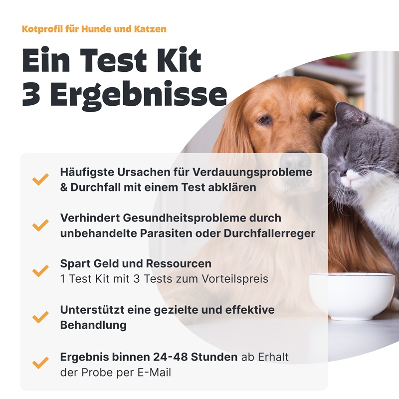 Kotprofil für Hunde und Katzen