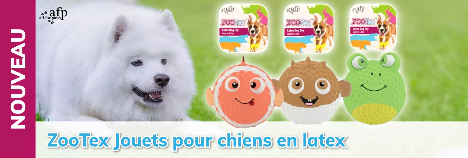 afp ZooTex Jouets pour chiens en latex