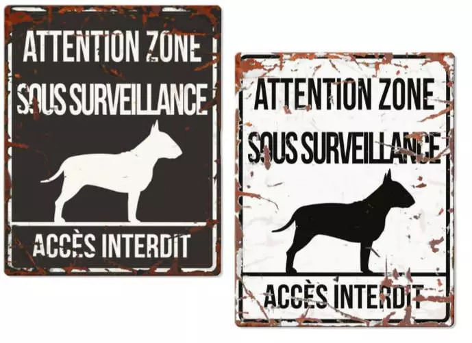 Europet Warntafel Bullterrier